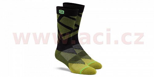 ponožky RIFT (černá/žlutá)